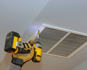 ac vent being installed kentwood mi
